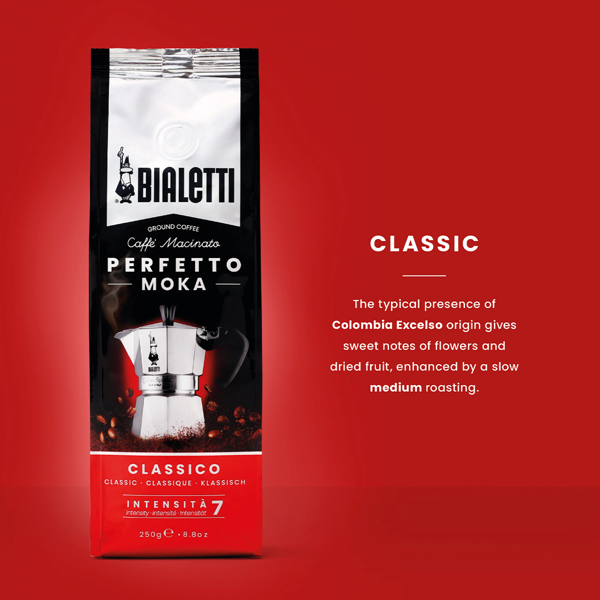 Bialetti Perfetto Moka Classico mljevena kava 250 g