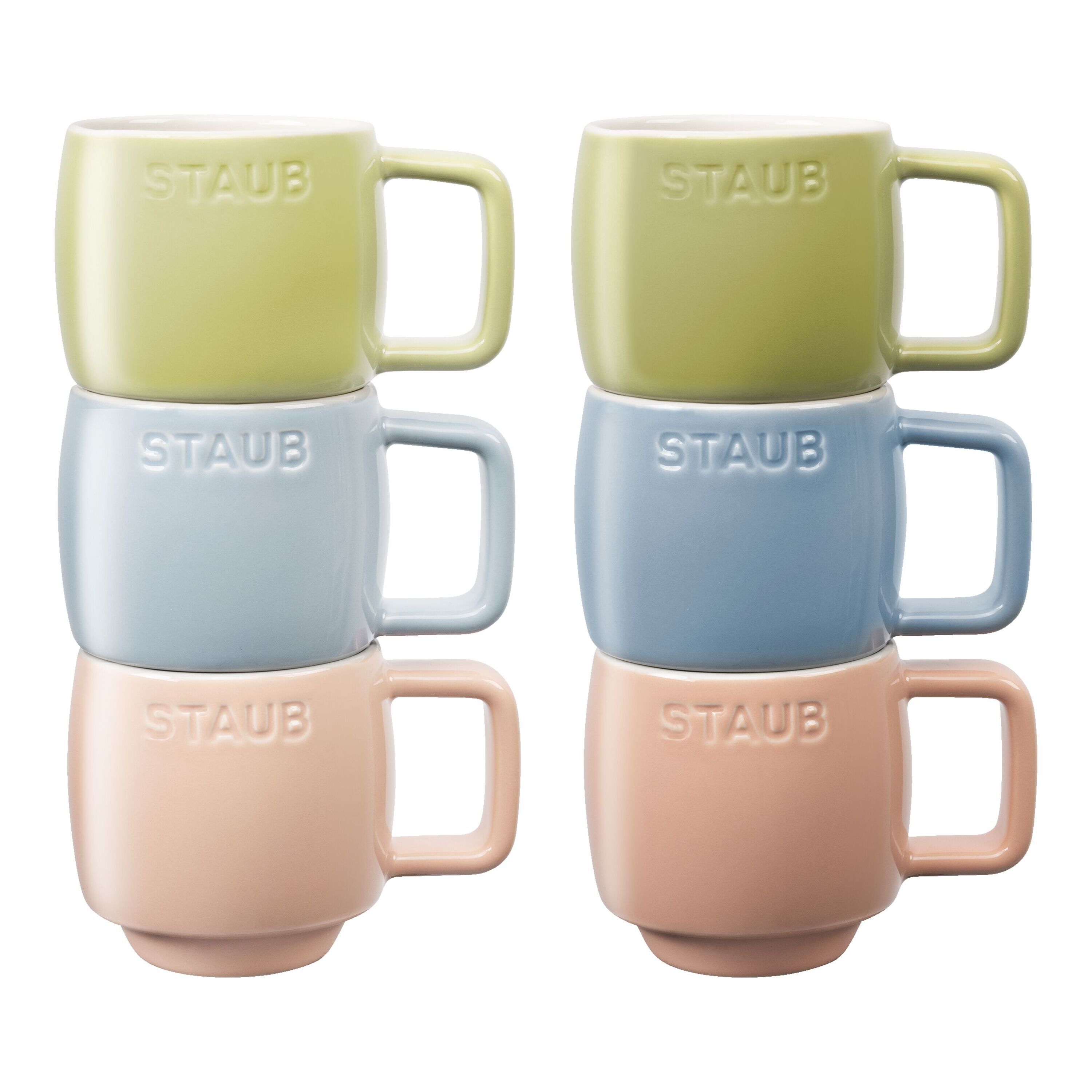 Staub Mug set macaron, / 6-pcs | XS
