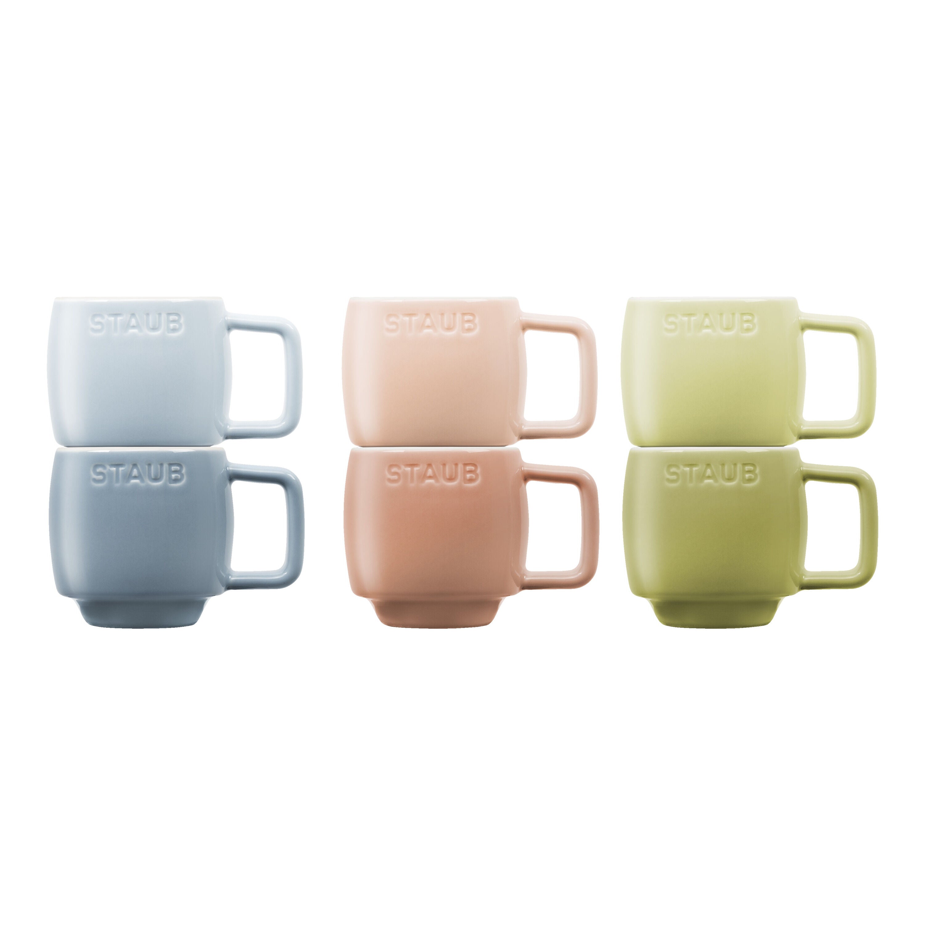 Staub Mug set macaron, / 6-pcs | XS