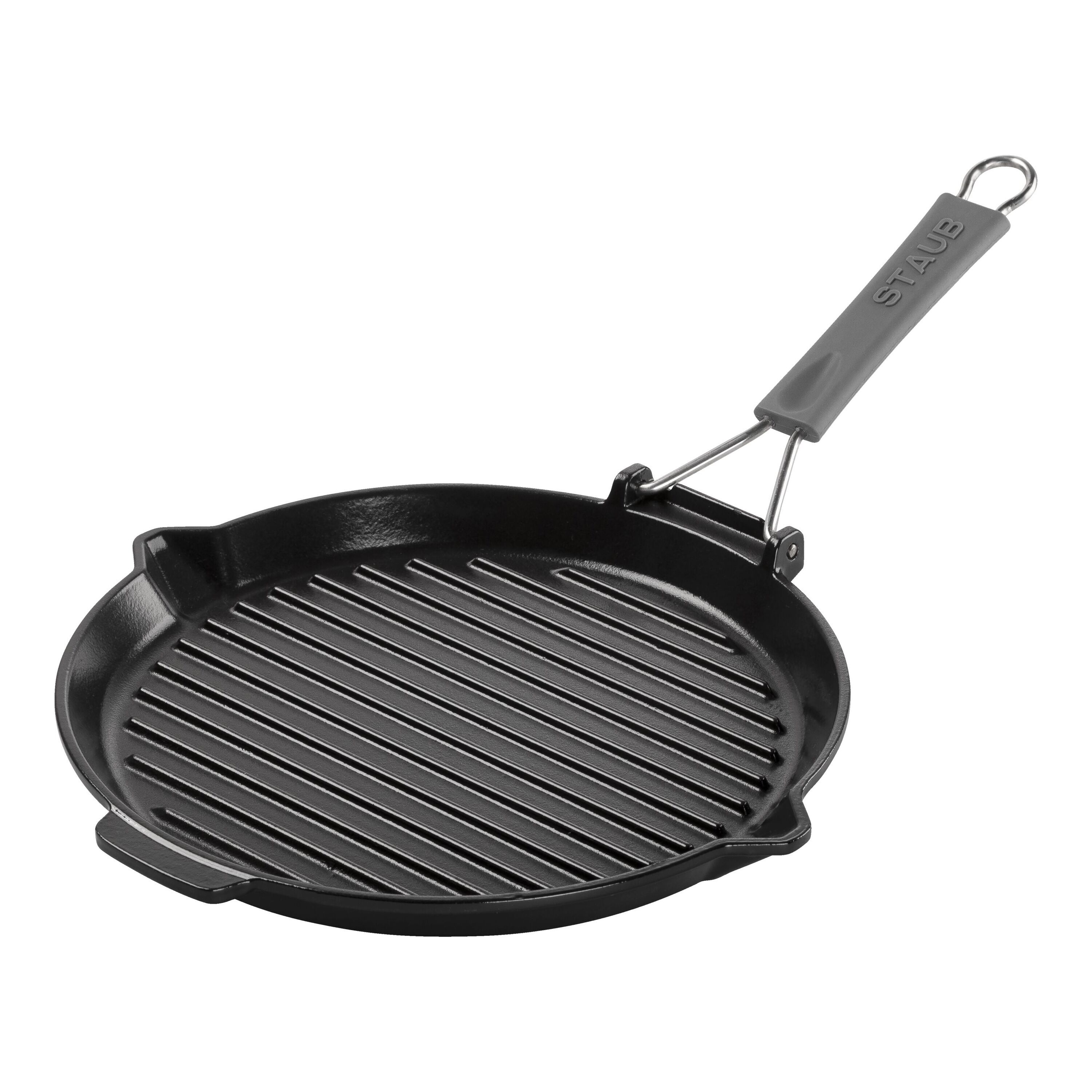 Staub Grill pan with pouring spout | round | cast iron