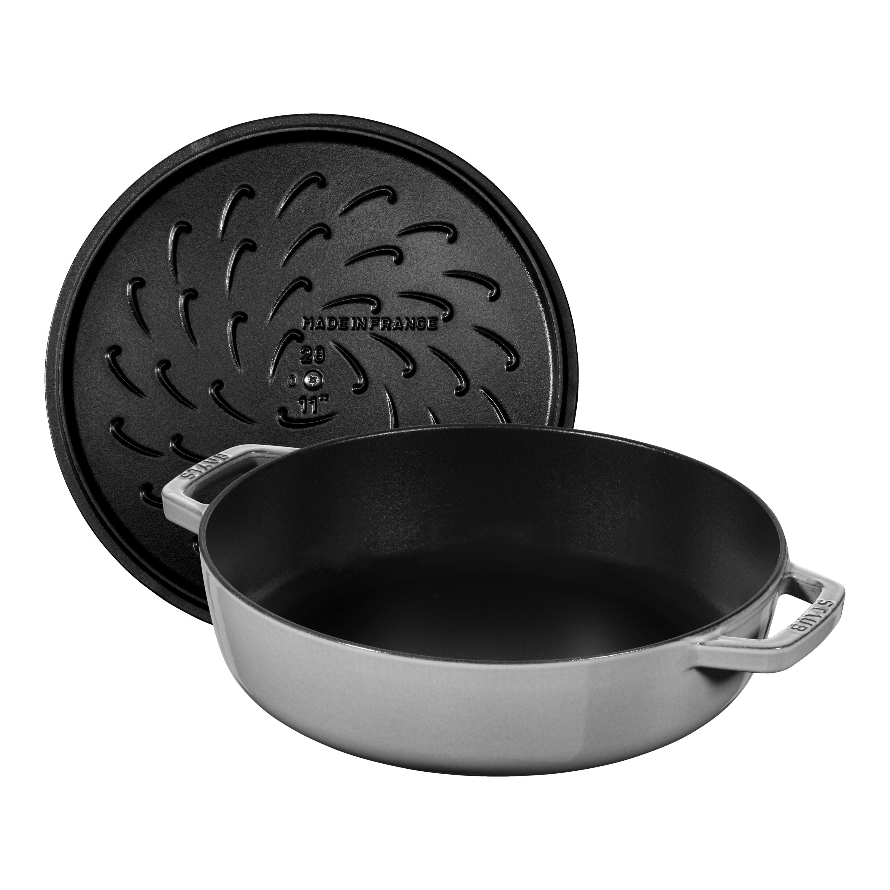 Staub Multipurpose Saute Pan, round, , grey | round | cast iron