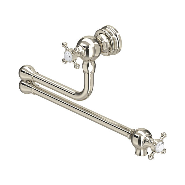 Perrin & Rowe Pot Filler with Crosstop Handles