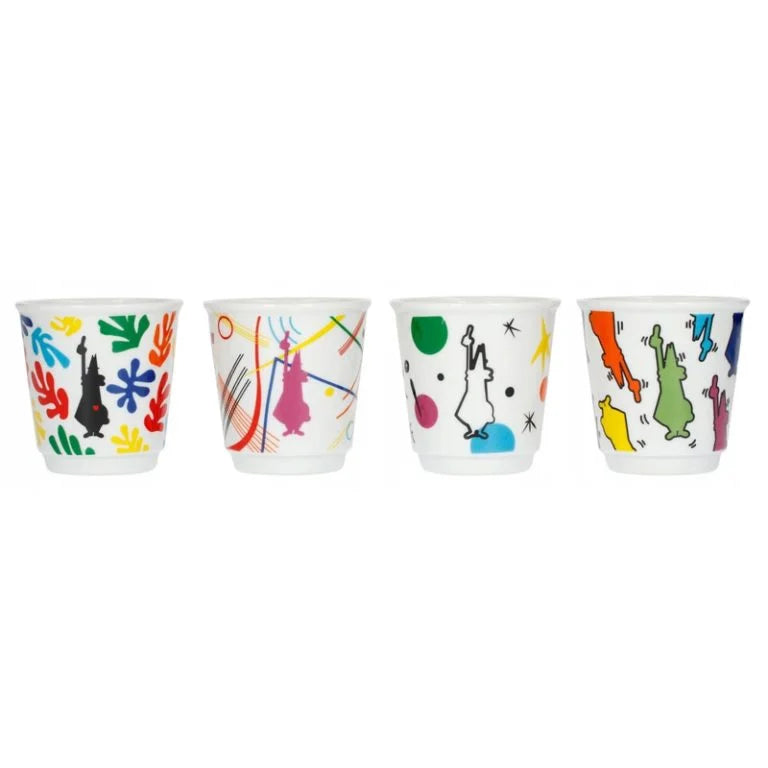 Bialetti Y0TZ109 Espresso 4 Pcs Porcelain šolje