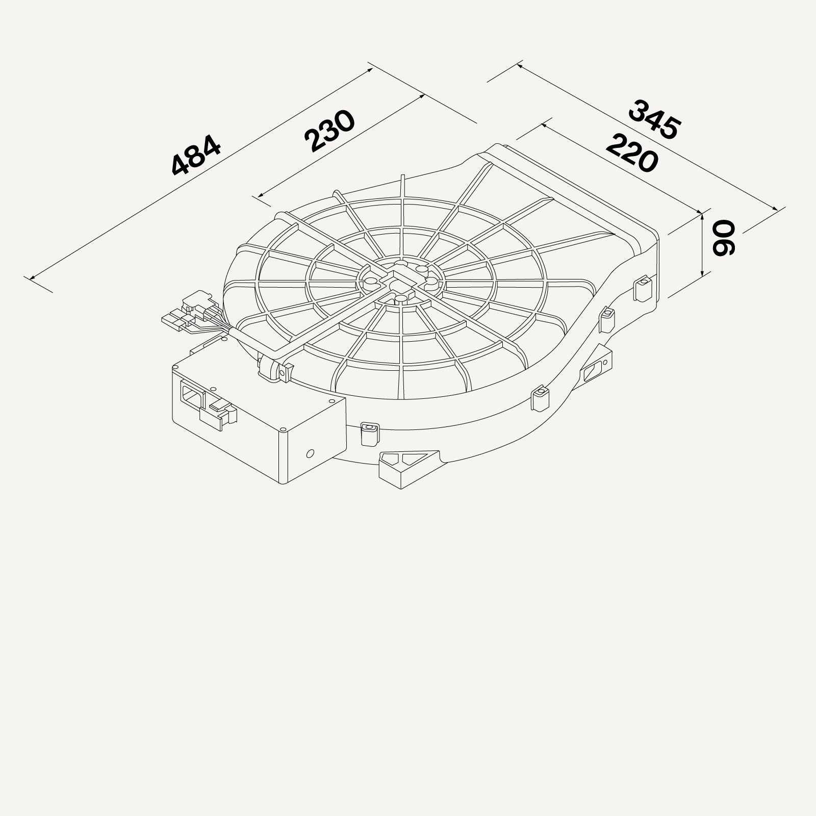 Falmec KACL.782#49F slim motor 800 m³/h