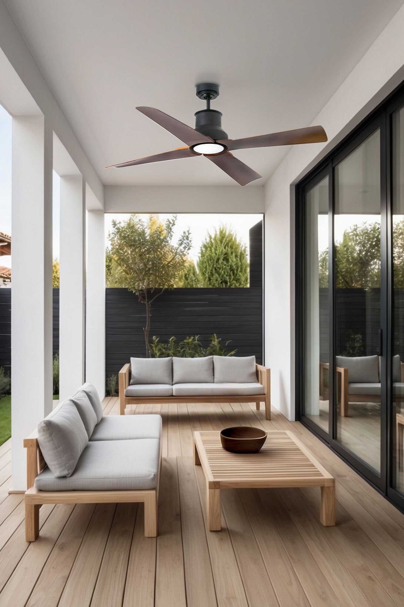 Faro Barcelona WINCHE M Black/brown IP44