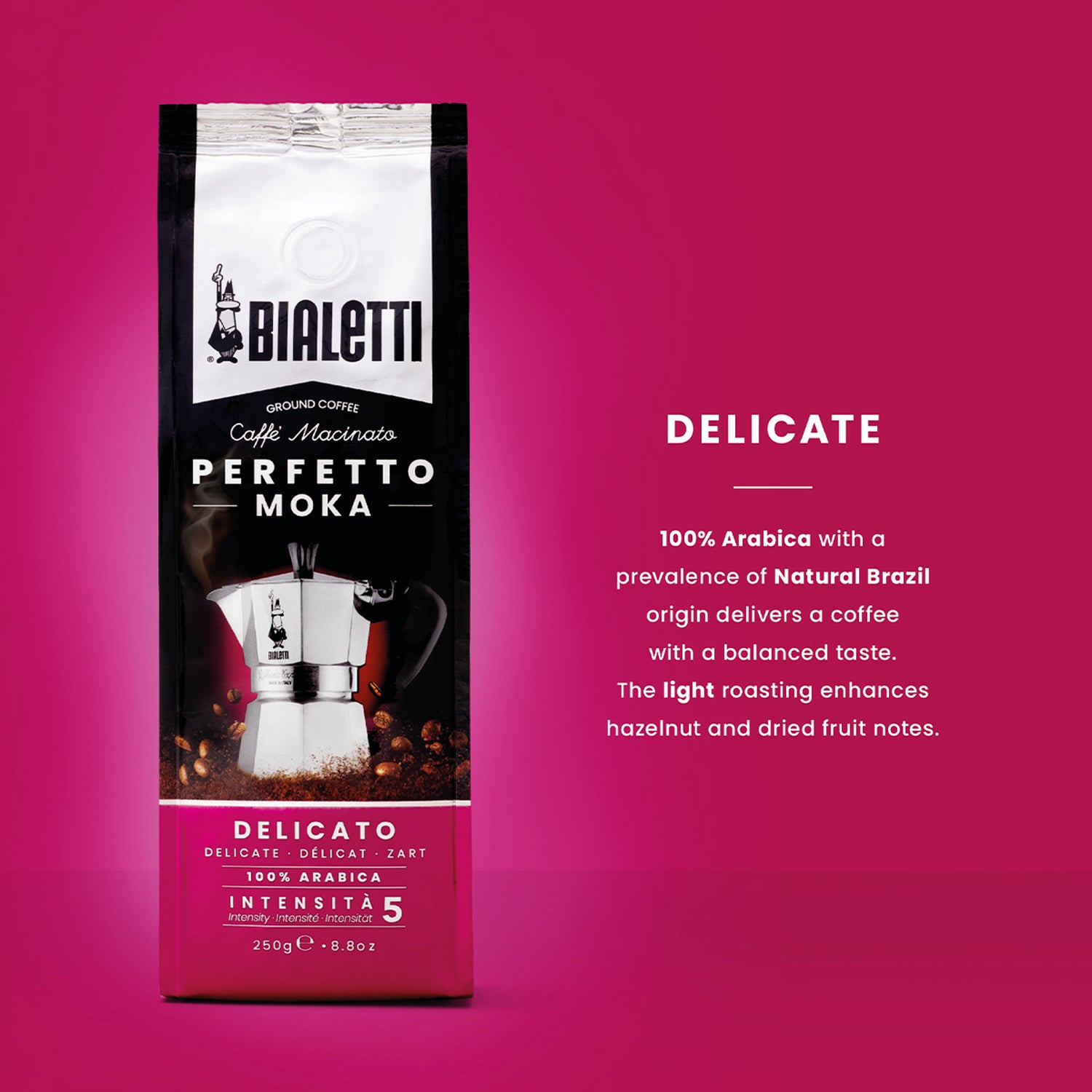 Bialetti Perfetto Moka Delicato Espresso 250g