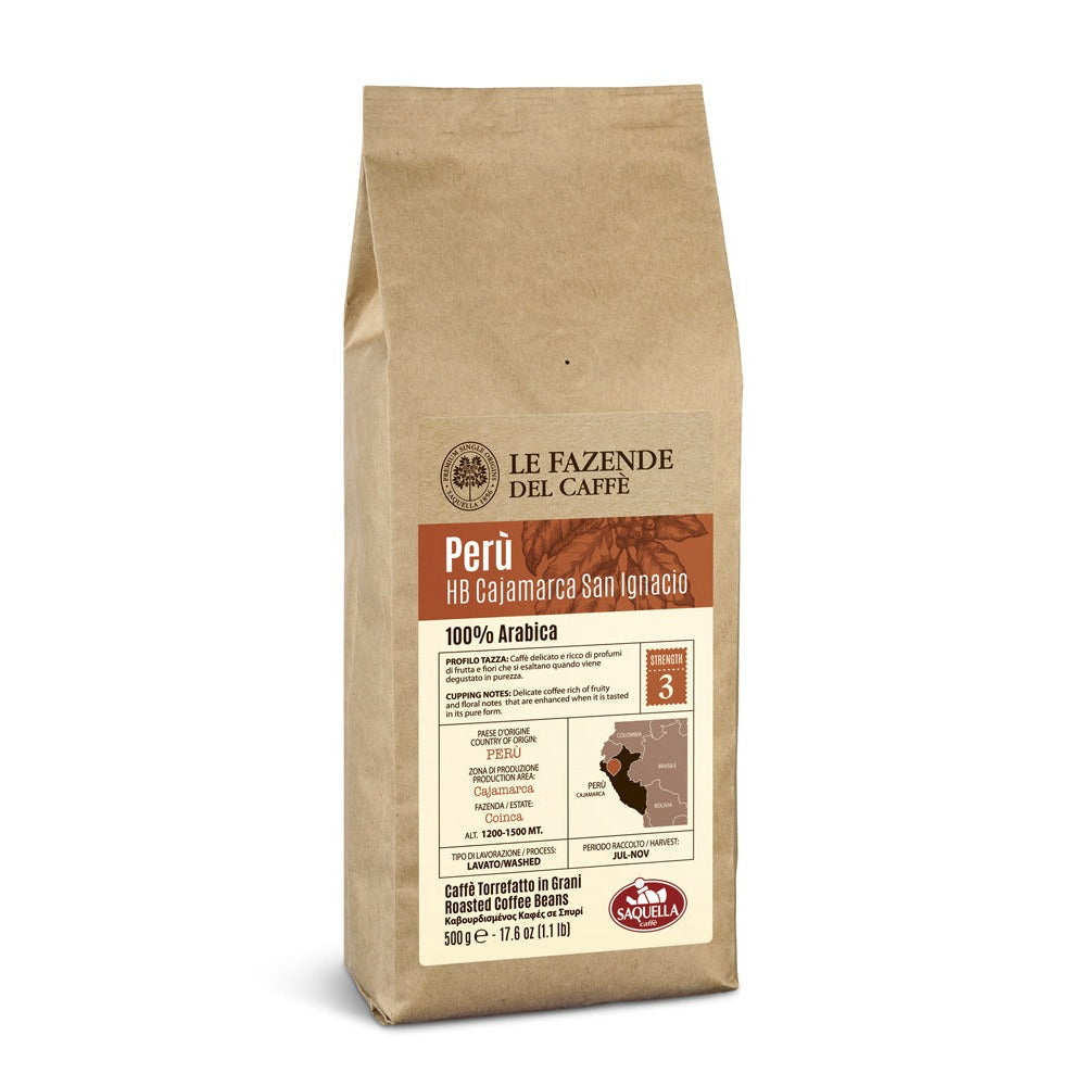 Saquella Peru Cajamarca San Ignacio kafa u zrnu 500 g