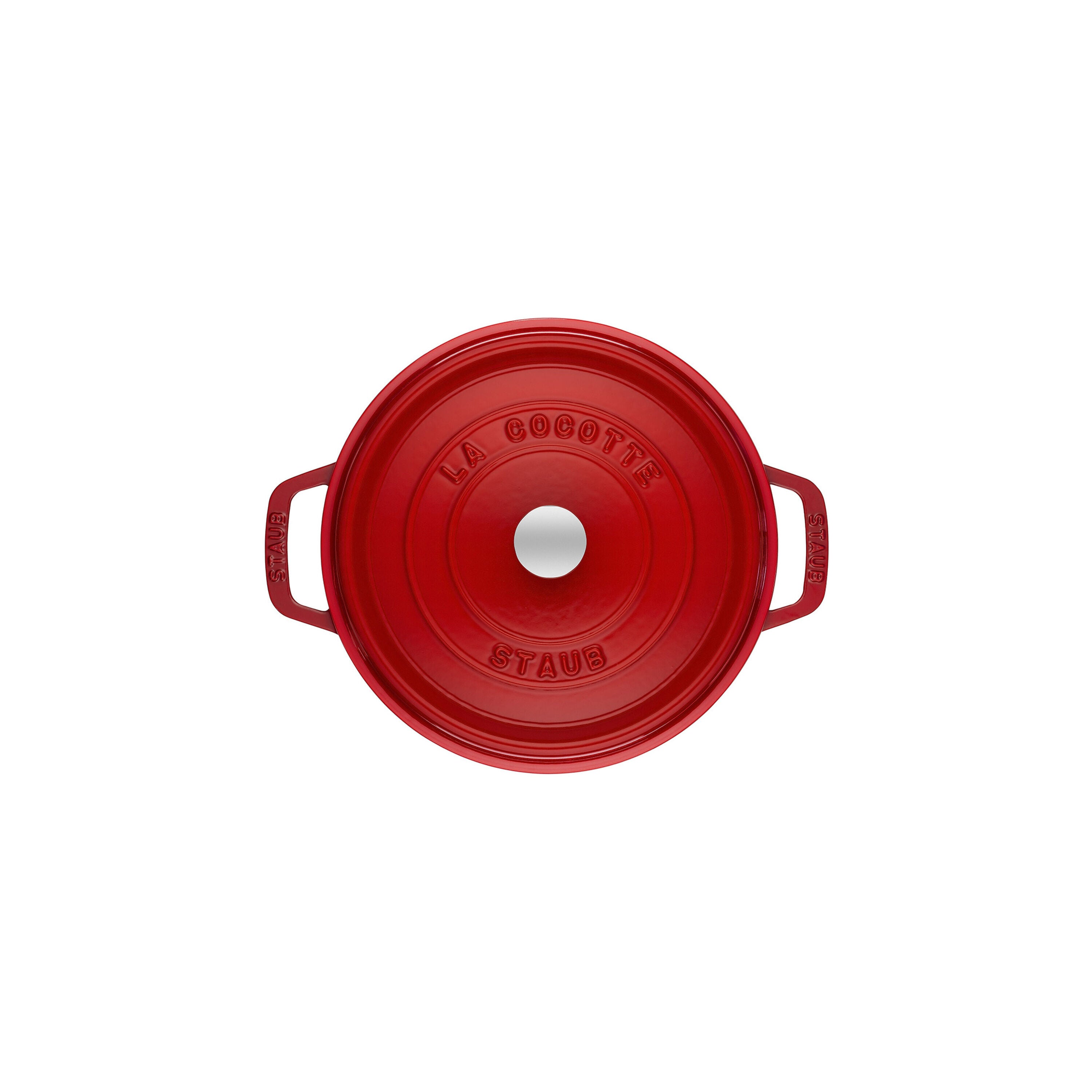 Staub La Cocotte 24 cm Cherry gusana posuda s poklopcem