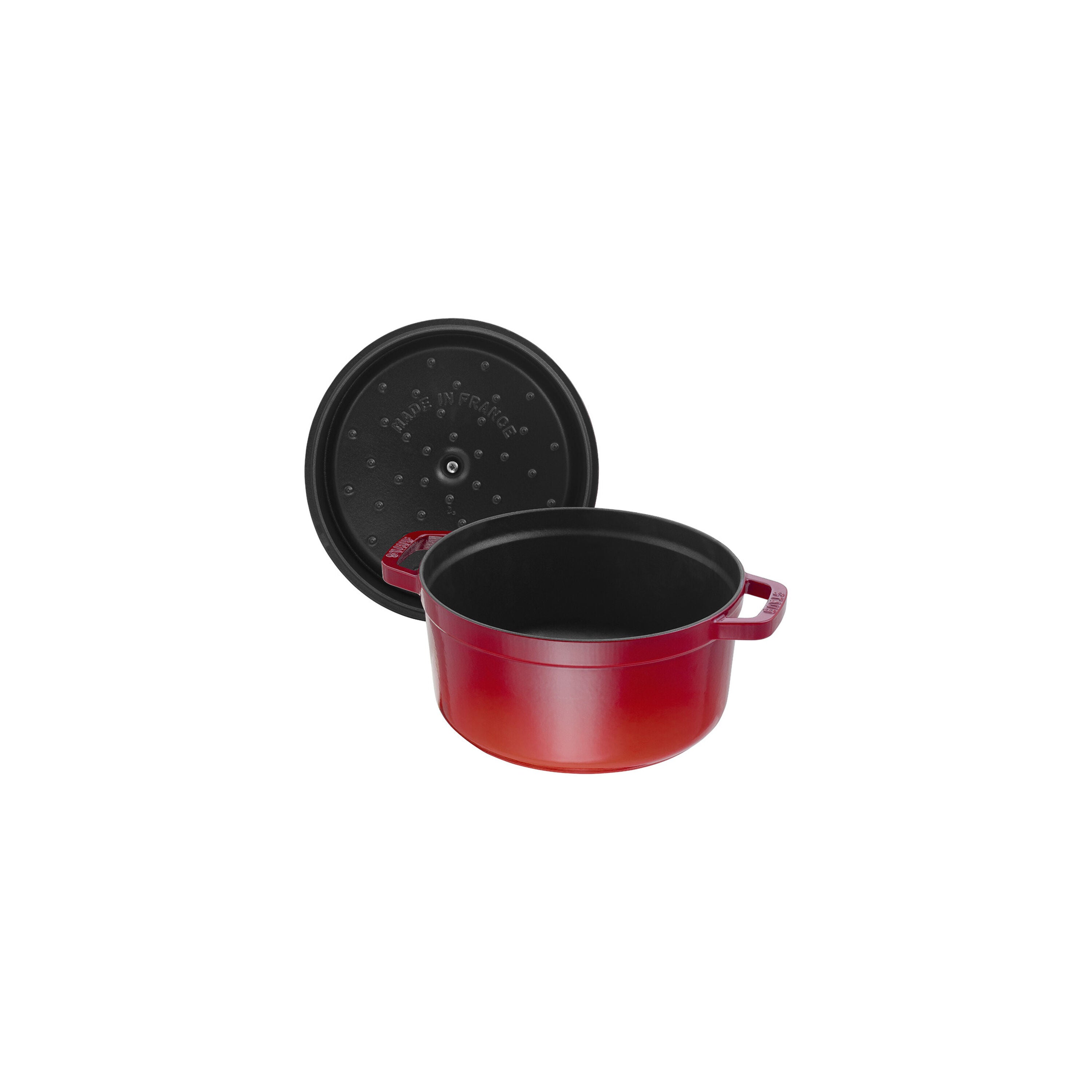 Staub La Cocotte 24 cm Cherry gusana posuda s poklopcem