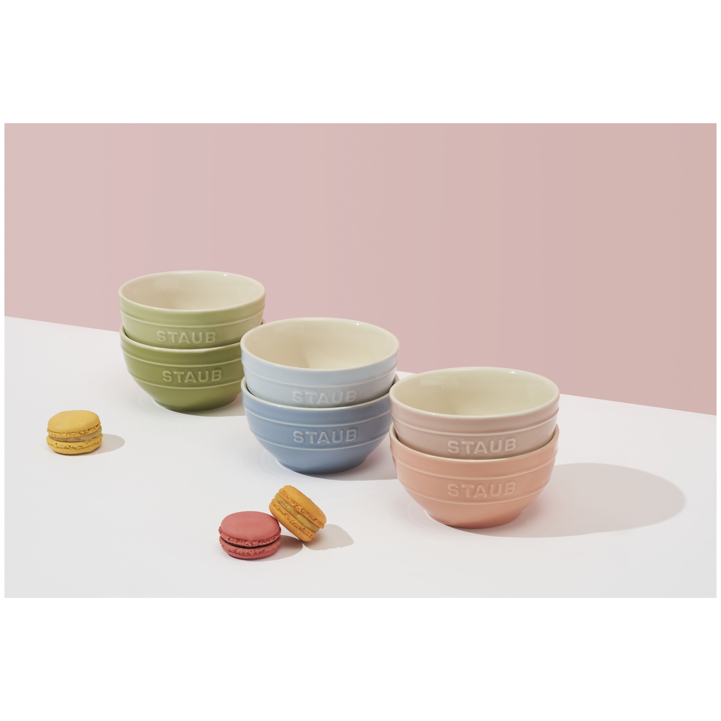 Staub Bowl set macaron,  / 6-pcs | ceramic