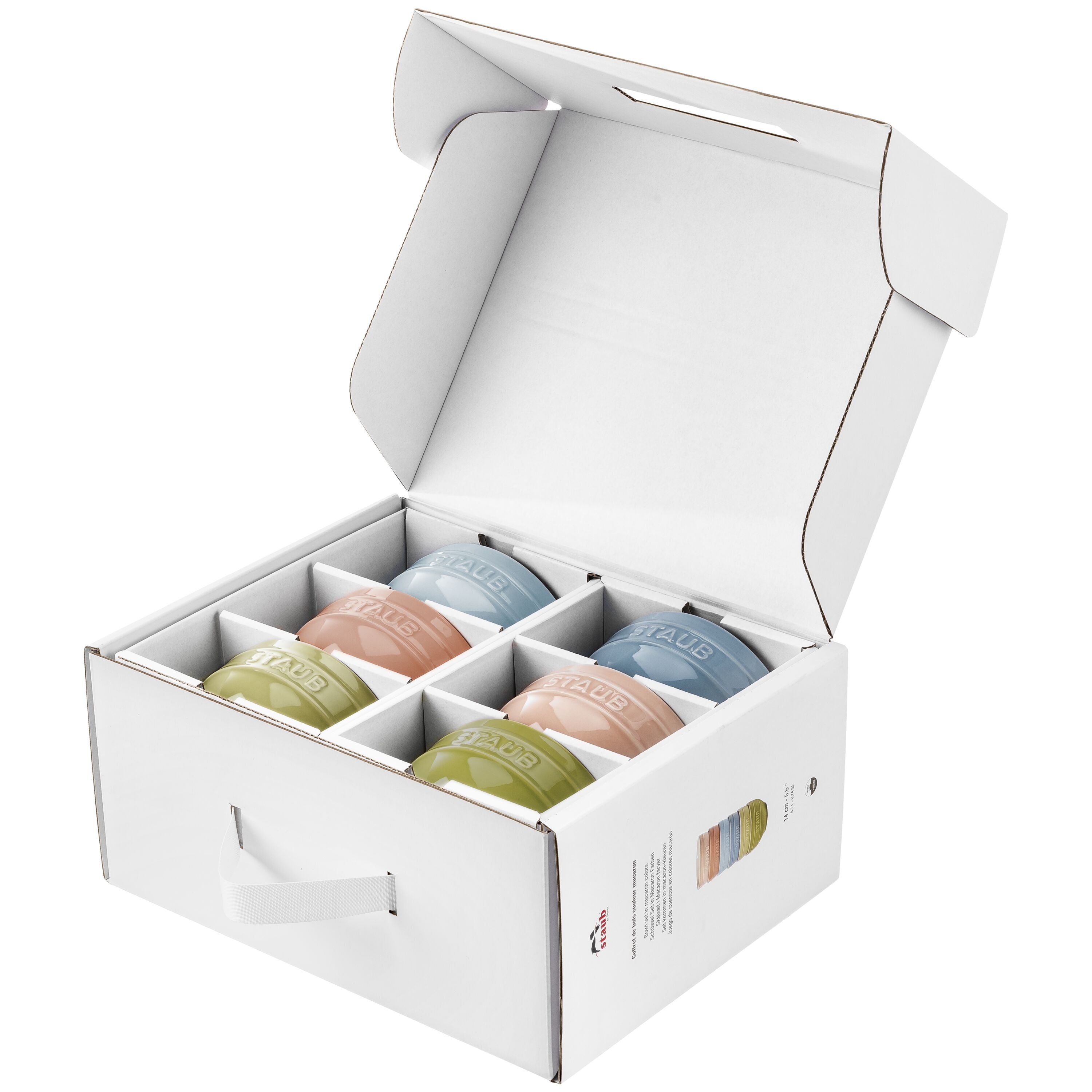 Staub Bowl set macaron,  / 6-pcs | ceramic