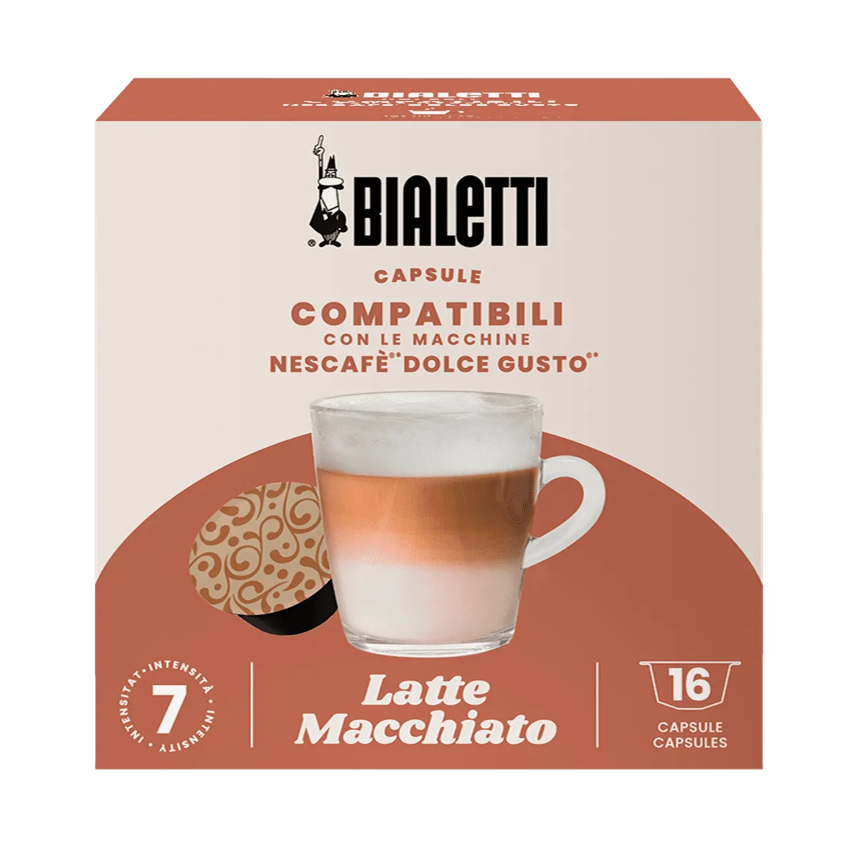 Bialetti Dolce Gusto - Latte Macchinato 16 kapsula