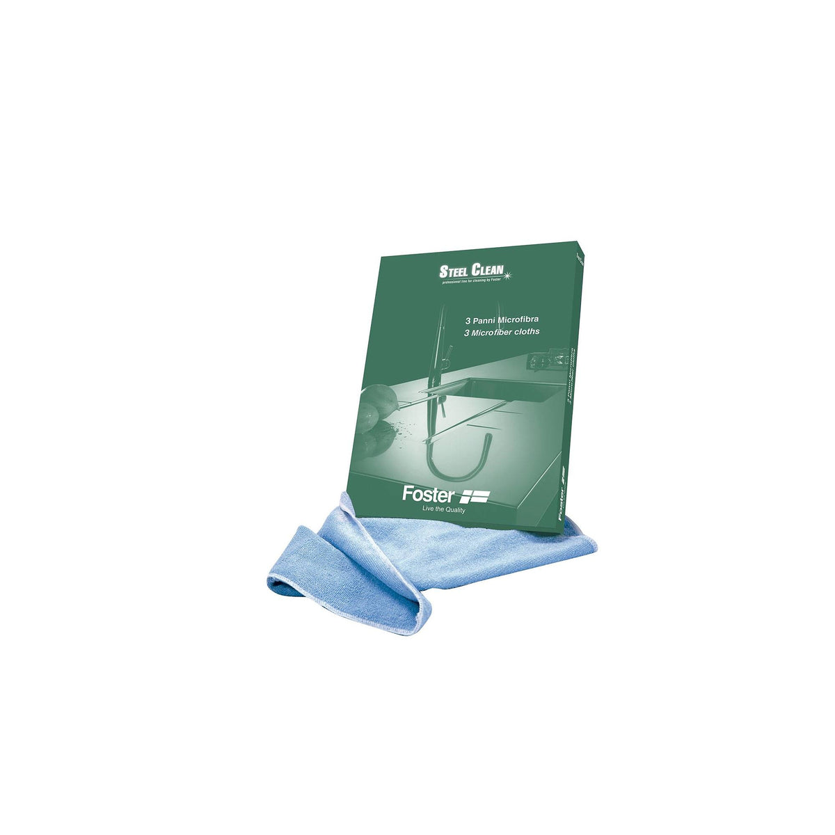 Foster Steel Clean - krpa od mikrofibera 8333 000